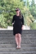 šaty Organic Little Black Wrap Dress