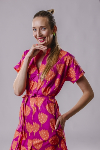 košilové šaty Elly Long