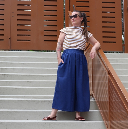 Cullotes Tencel Blue