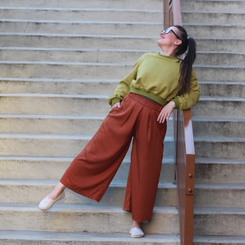 Cullotes Tencel Light Khaki