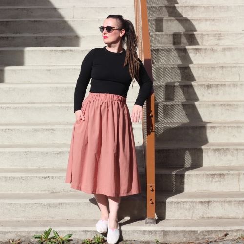 sukně Milly Long Dusty Rose