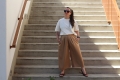 Culottes Tencel Beige