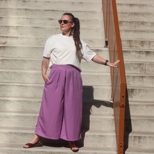 Culottes Tencel Beige