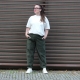 Barrel kalhoty - dark green 