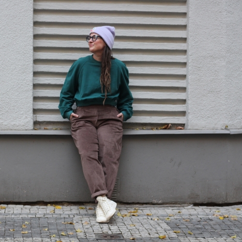 Barrel kalhoty - light brown